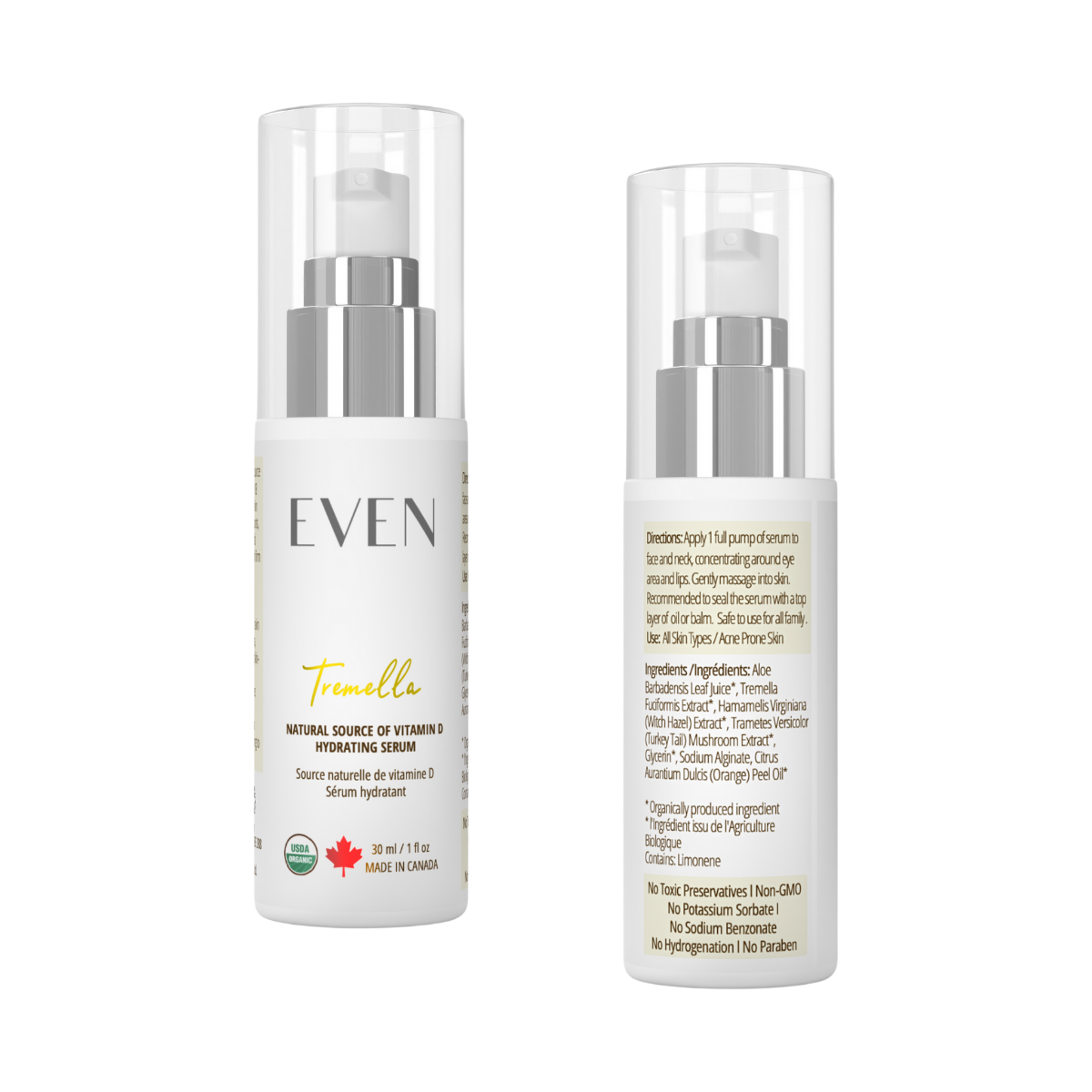 Tremella Hydrating Serum - Natural Source of Vitamin D