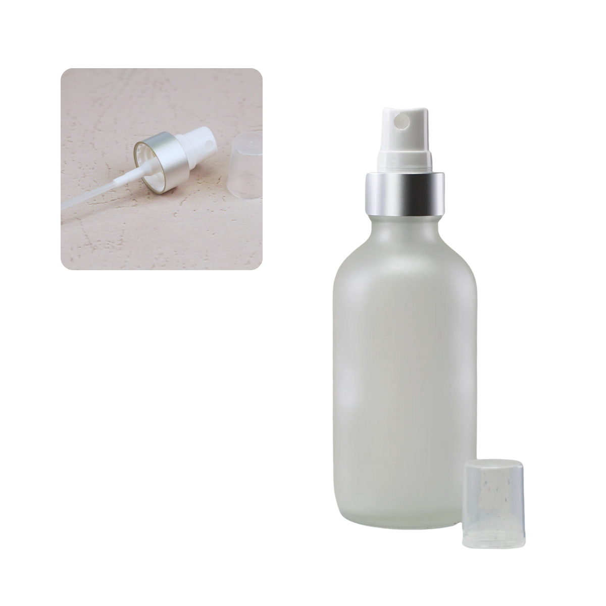 4 oz Hair Tonic Spray Bottle Set & Replacing Spray Top