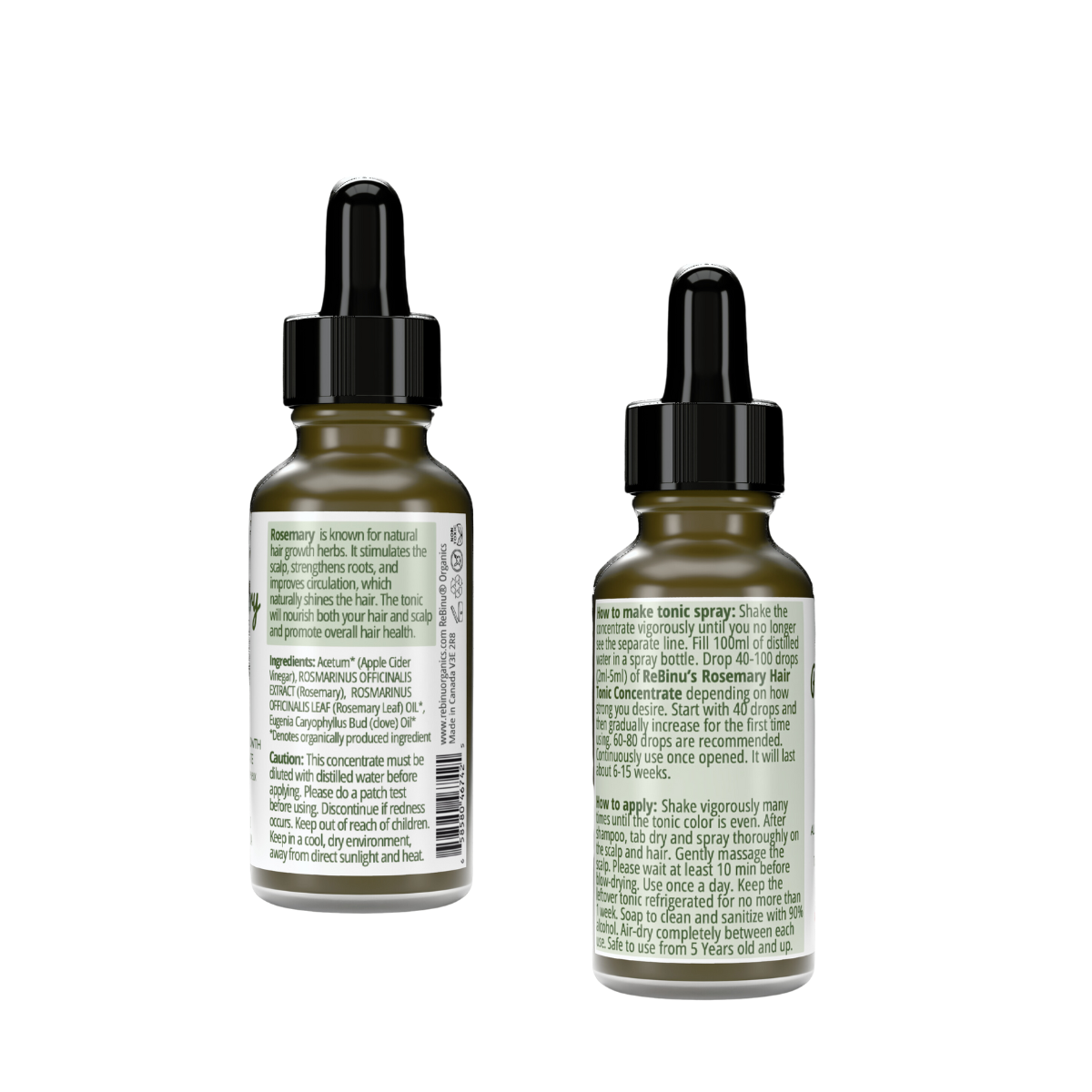 Rosemary All natural Hair Tonic Concentrate - Hair Growth Booster